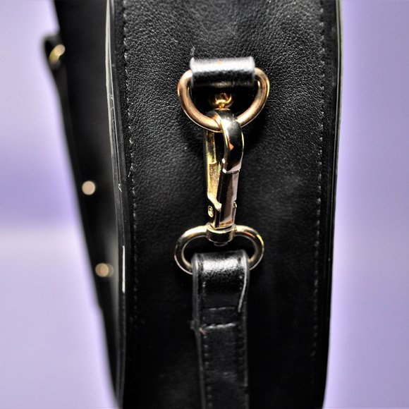 T-Shirt & Jeans Ring Handle Satchel in Black - Picture 6 of 7